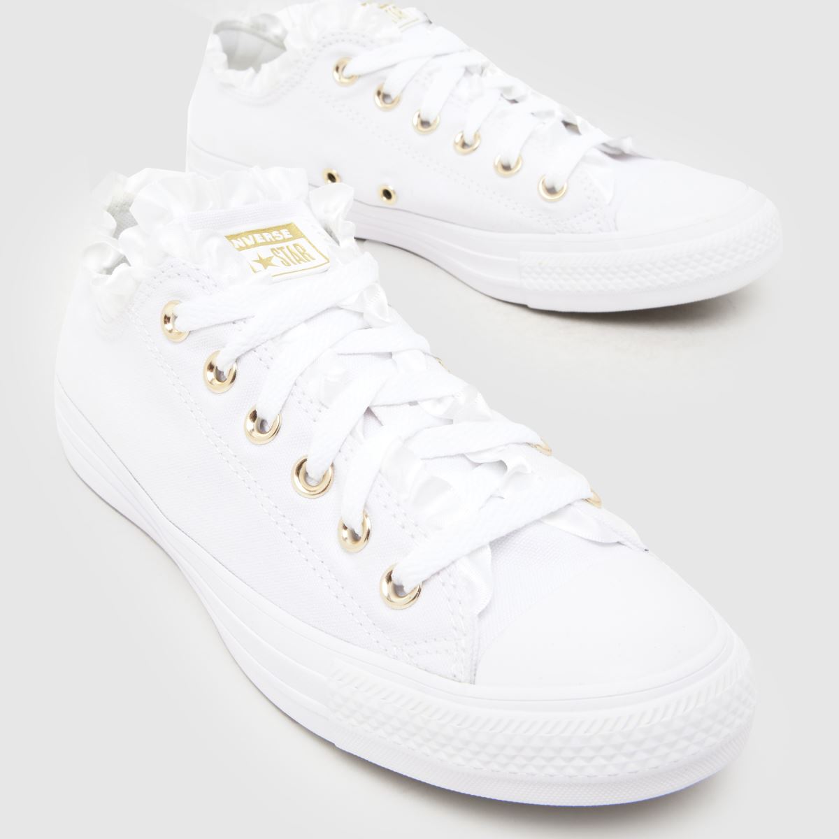 Converse All Star Ox Ruffles in White Converse All Star Ox Ruffles 4