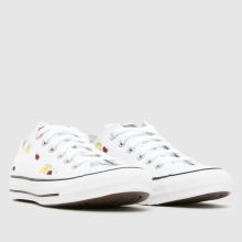 Converse All Star Lo Lemons in White & Yellow Converse All Star Lo Lemons,2 of 4