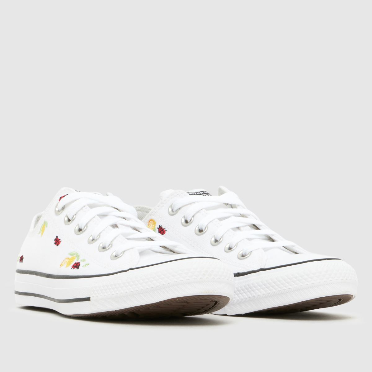 Converse All Star Lo Lemons in White & Yellow Converse All Star Lo Lemons 8