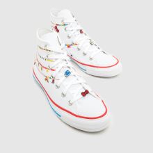 Converse All Star Hi Hello Kitty Charms in White Multi Converse All Star Hi Hello Kitty Charms,3 of 4