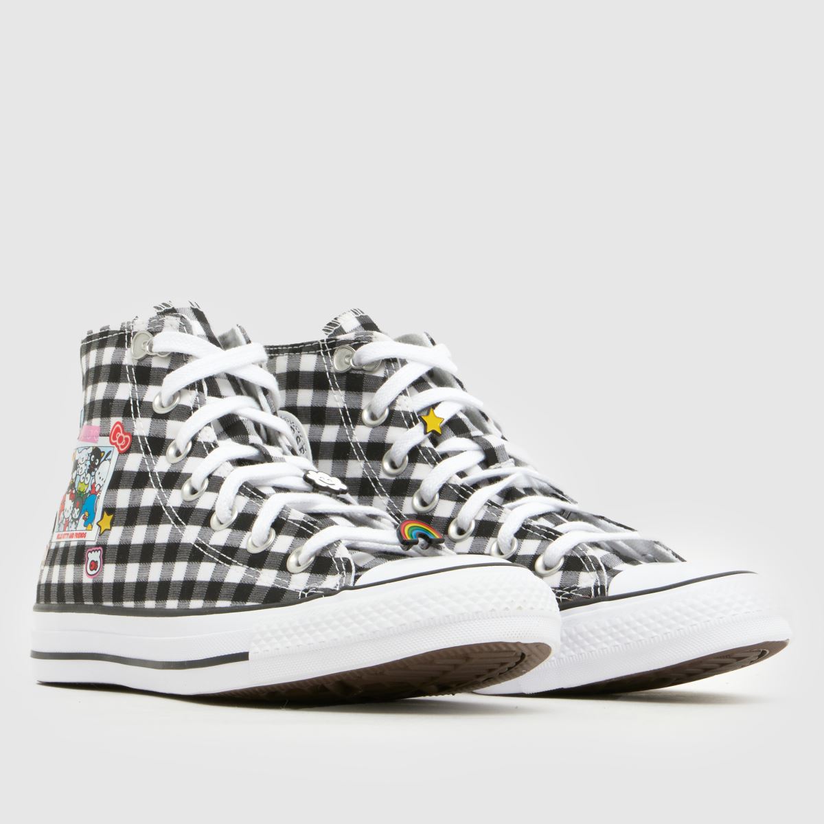 Womens Black Multi Converse All Star Hi Hello Kitty Trainers | schuh
