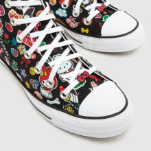 Converse All Star Hi Hello Kitty in Black Multi Converse All Star Hi Hello Kitty,3 of 4