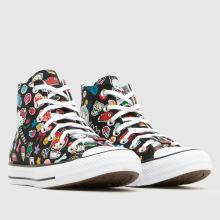 Converse All Star Hi Hello Kitty in Black Multi Converse All Star Hi Hello Kitty,2 of 4