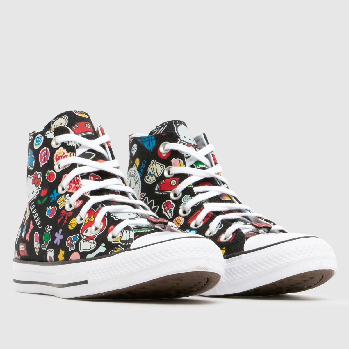 Converse All Star Hi Hello Kitty in Black Multi Converse All Star Hi Hello Kitty 8