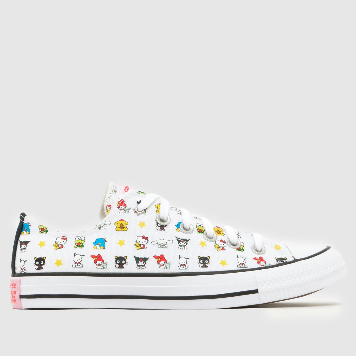 Converse All Star Ox Hello Kitty Trainers in White Multi
