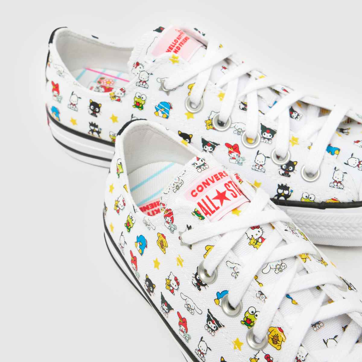 Converse All Star Ox Hello Kitty in White Multi Converse All Star Ox Hello Kitty 4