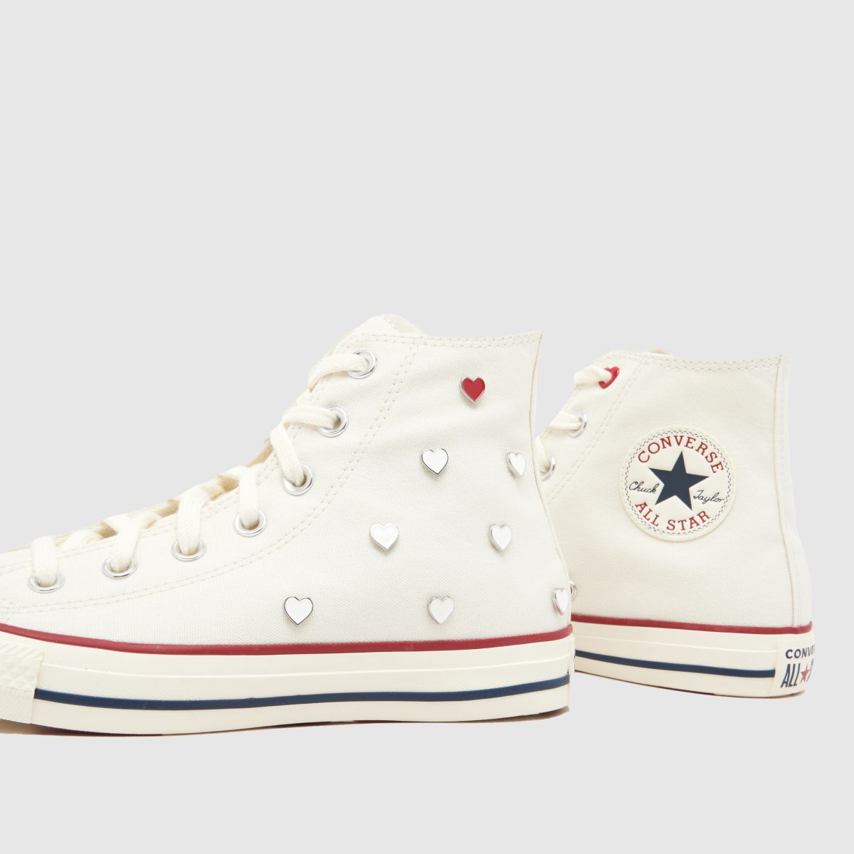 Damen Converse Weiß Chucks In Love All Star Hi Sneaker Converse Chucks In Love All Star Hi 7