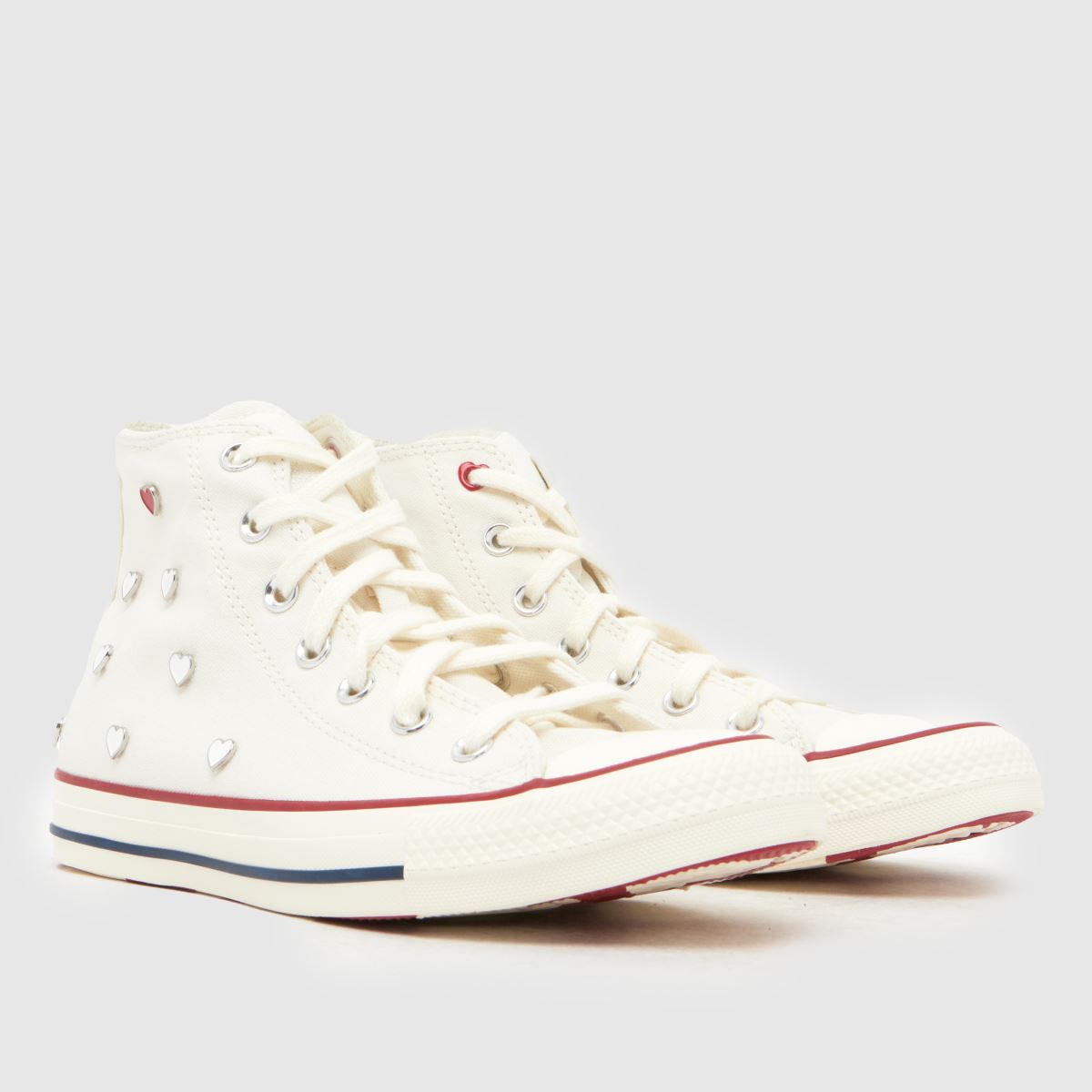 Damen Converse Weiß Chucks In Love All Star Hi Sneaker Converse Chucks In Love All Star Hi 8