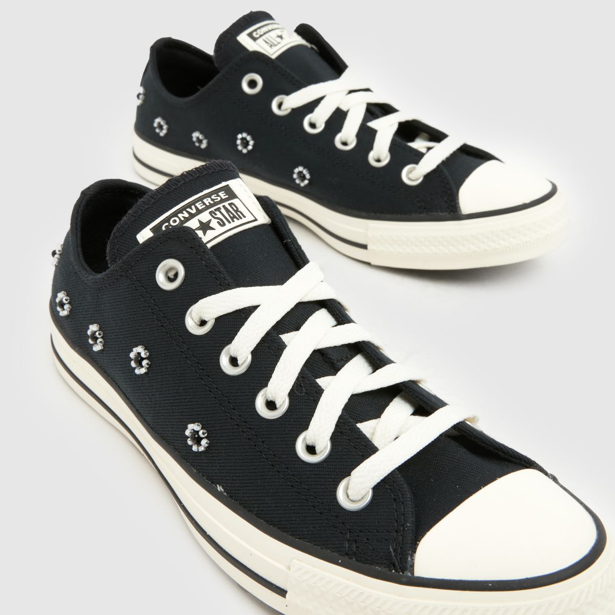 Converse All Star Ox Beads in Black & White Converse All Star Ox Beads 4