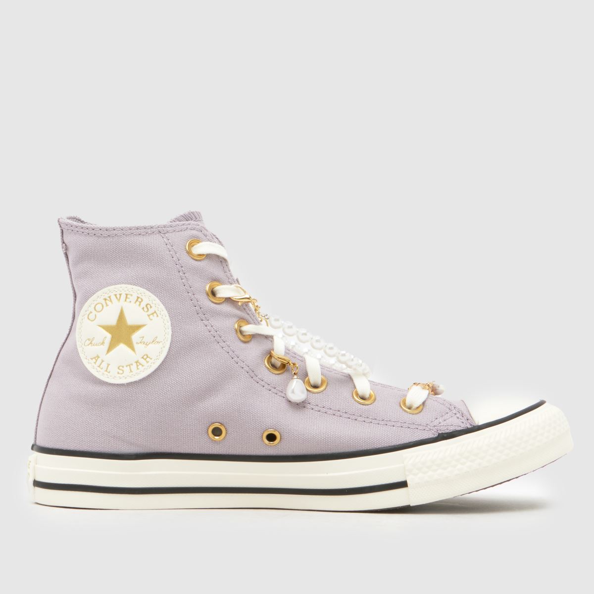 Converse All Star Hi Trainers in Grey Multi
