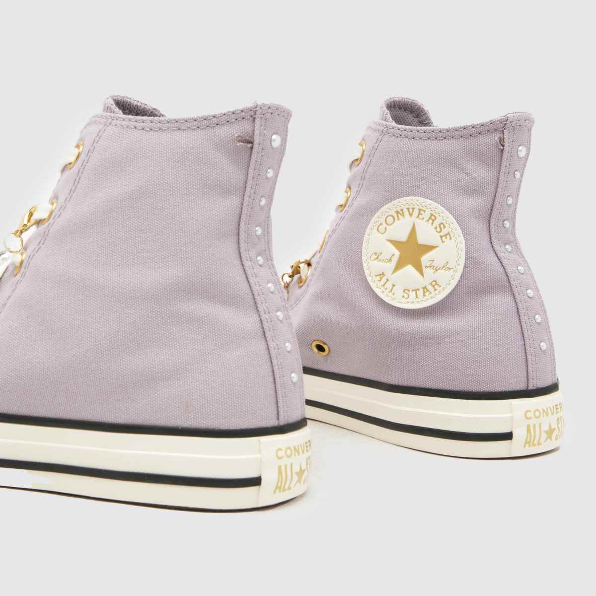 Womens Grey Multi Converse All Star Hi Trainers | schuh