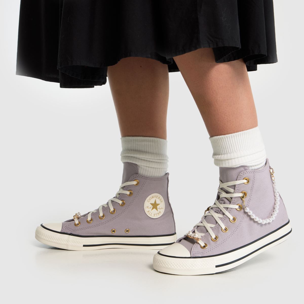 Converse All Star Hi in Grey Multi Converse All Star Hi 8