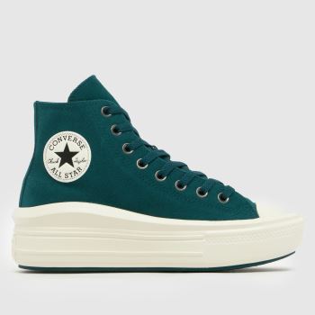Converse Dark Green All Star Move Womens Trainers