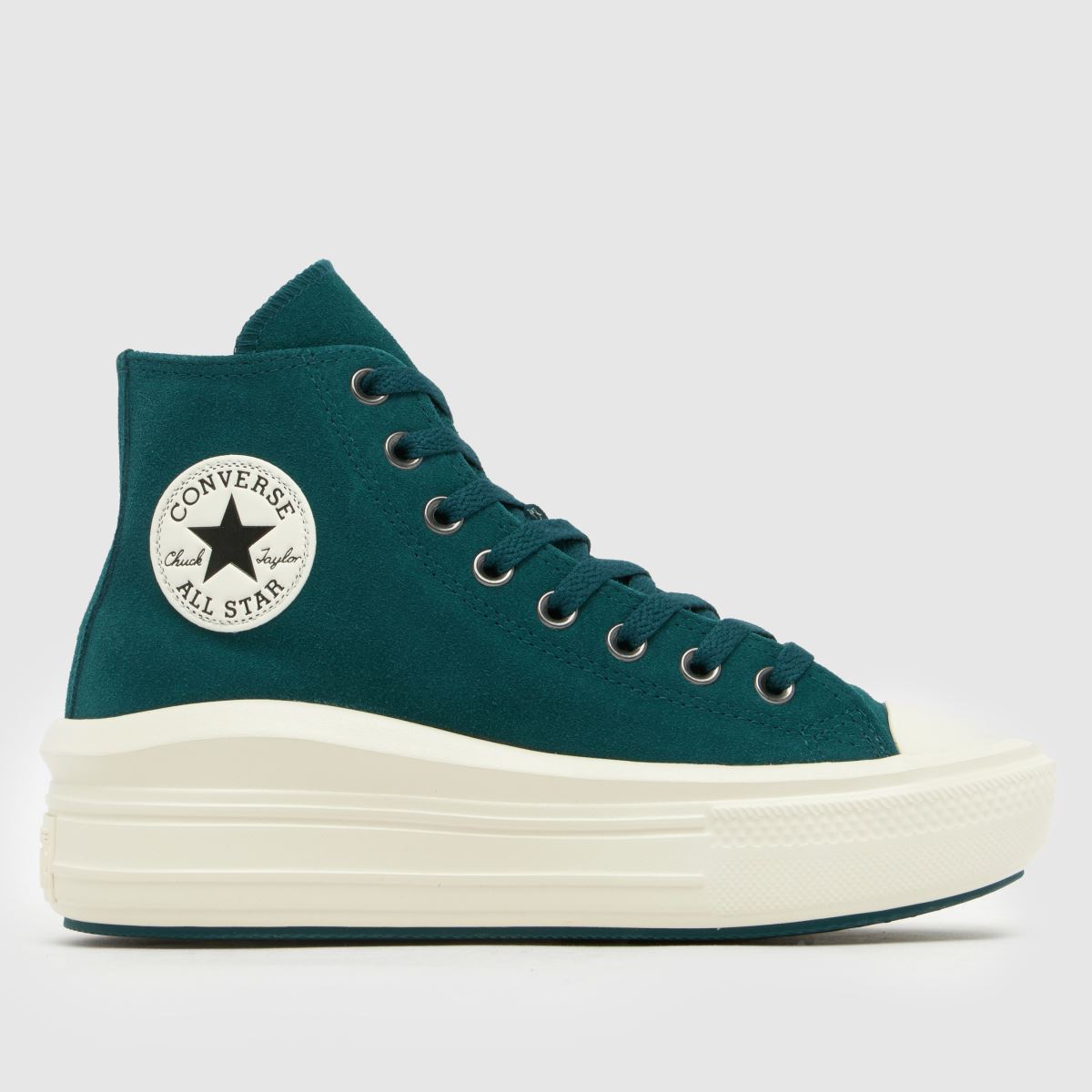 Converse All Star Move Trainers in Dark Green