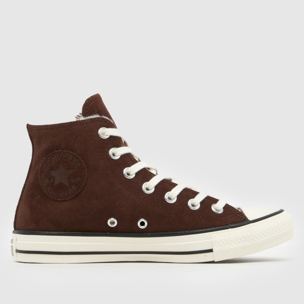 Converse All Star Hi Trainers in Brown