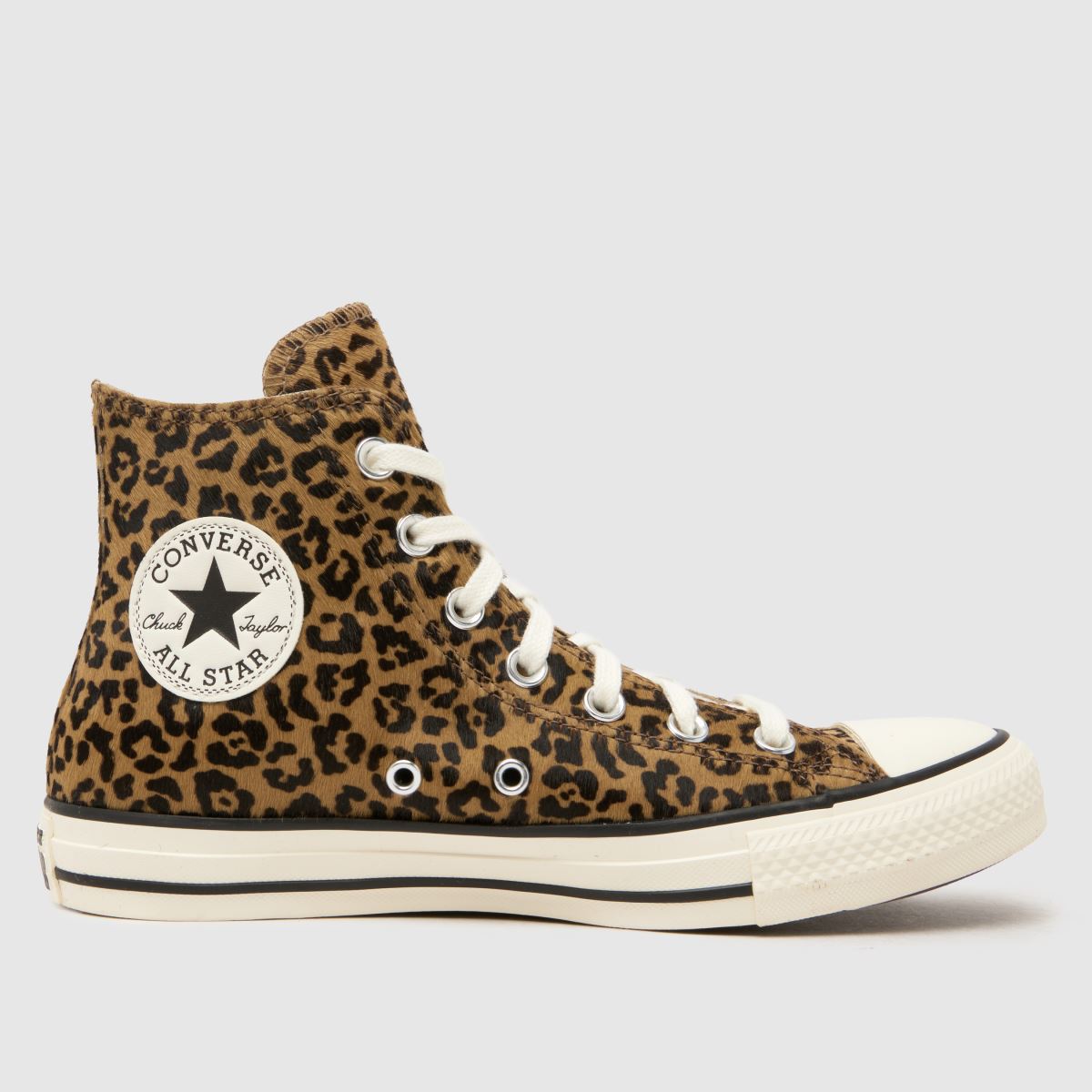Damen Converse All Star Hi Winterluxe Leopard Sneaker Converse All Star Hi Winterluxe Leopard