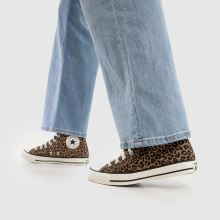 Damen Converse All Star Hi Winterluxe Leopard Sneaker Converse All Star Hi Winterluxe Leopard,2 von 4