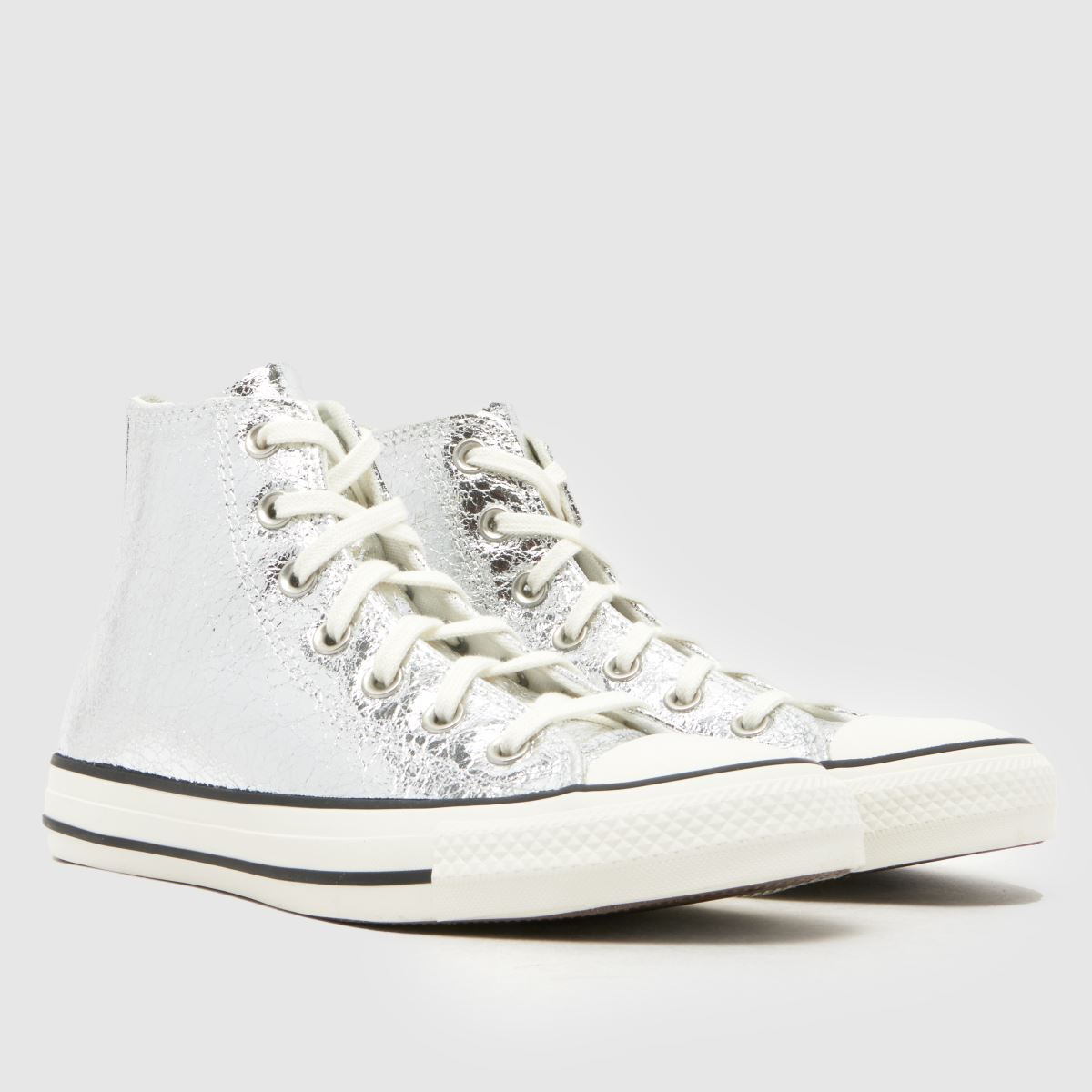Converse All Star Hi in Silver Converse All Star Hi 8