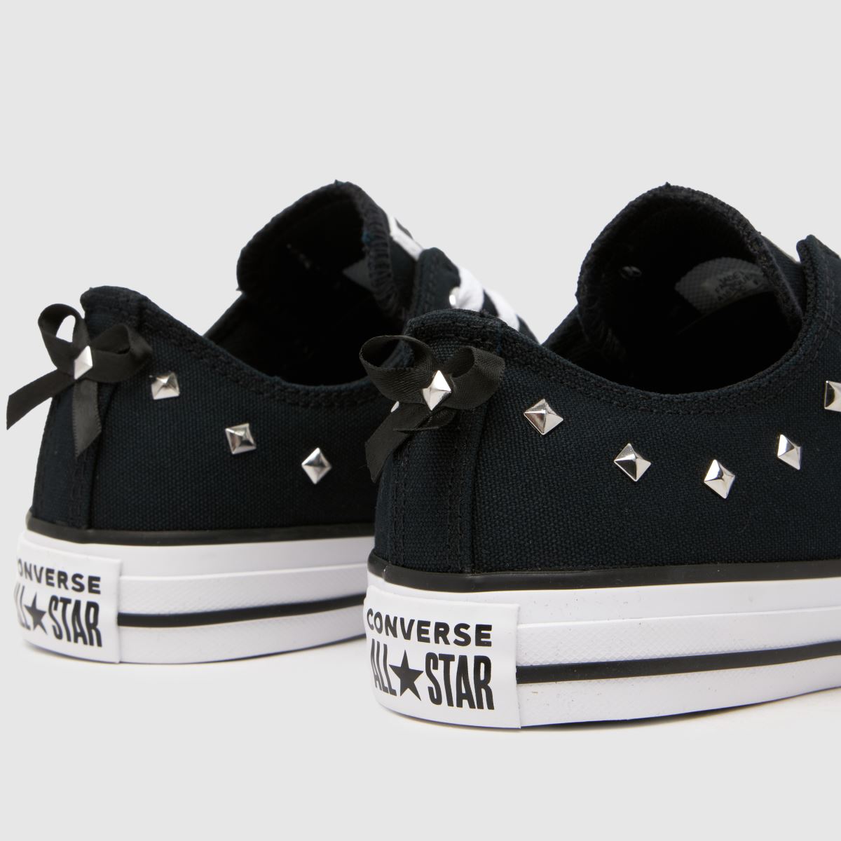 Converse All Star Ox Stud in Black & White Converse All Star Ox Stud 4