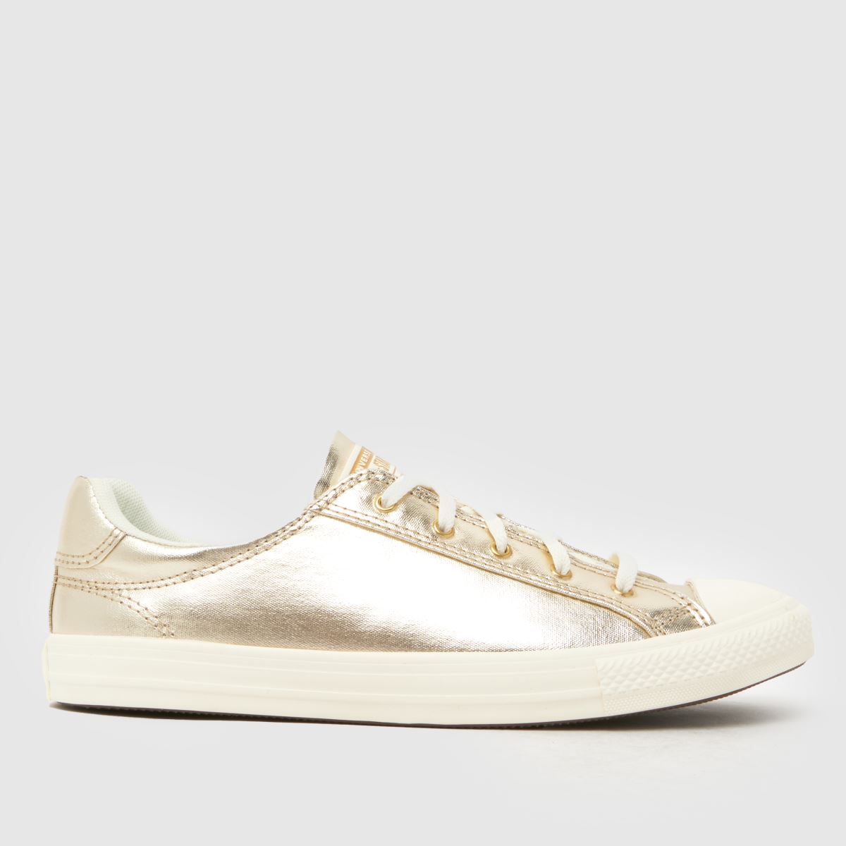 Converse All Star Dainty Trainers in Gold