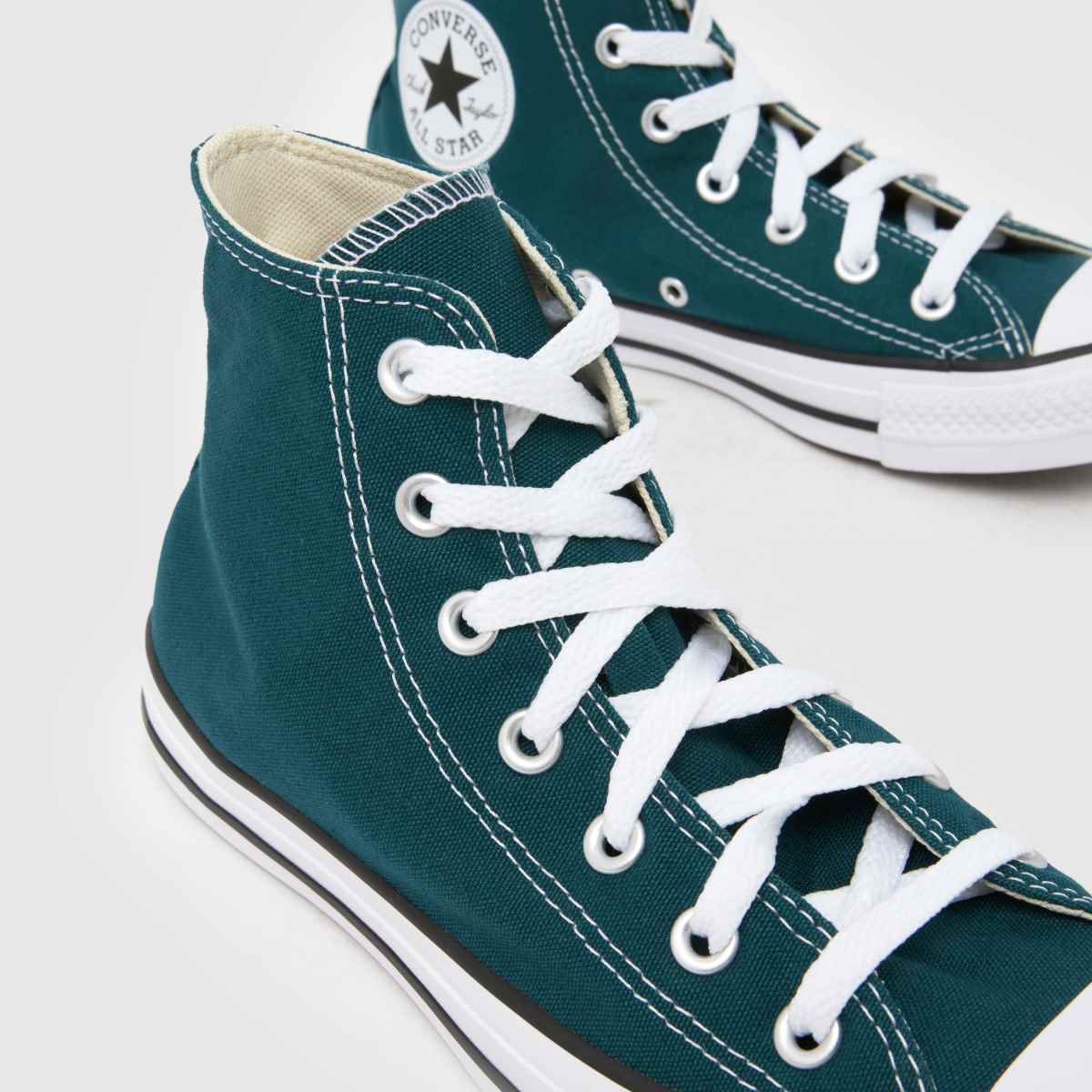 Converse All Star Hi in Dark Green Converse All Star Hi 4