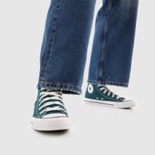Converse All Star Hi in Dark Green Converse All Star Hi,2 of 4