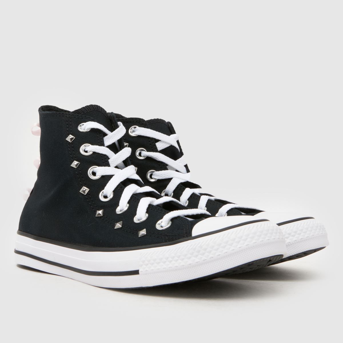 Converse All Star Hi in Black & pink Converse All Star Hi 3