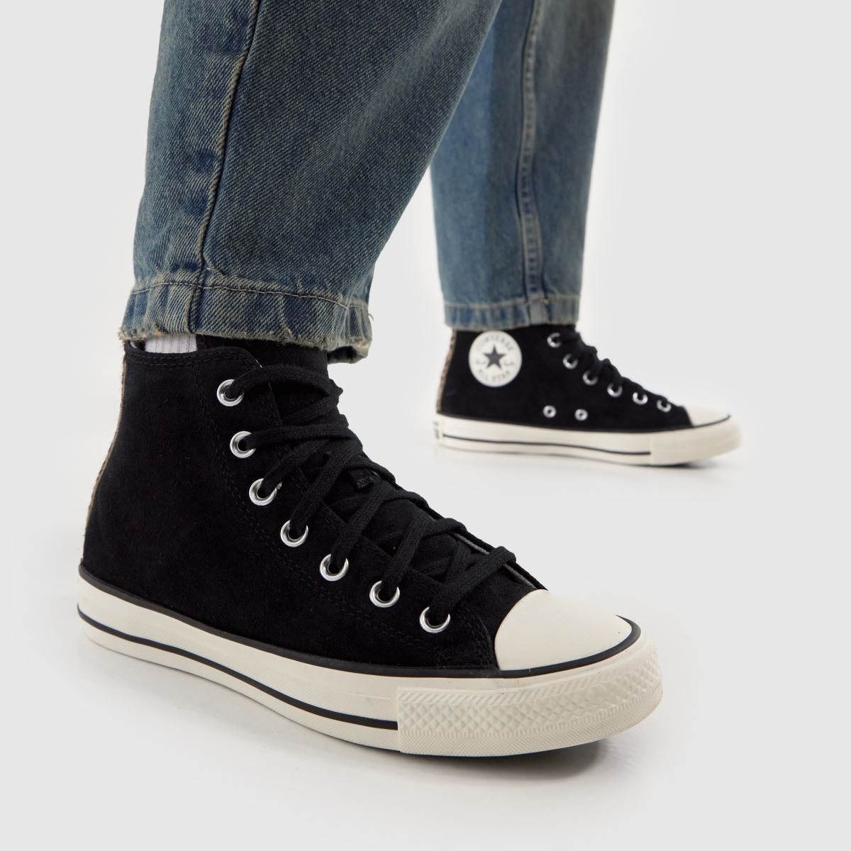 Converse All Star Hi Winterluxe in Black Multi Converse All Star Hi Winterluxe 8