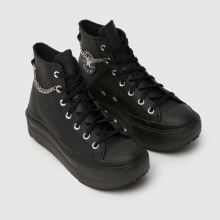 Converse All Star Double Stack Pierced in Black Converse All Star Double Stack Pierced,3 of 4