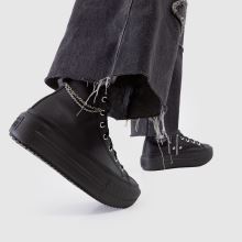 Converse All Star Double Stack Pierced in Black Converse All Star Double Stack Pierced,2 of 4
