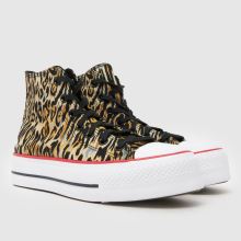 Damen Converse All Star Lift Leopard Sneaker Converse All Star Lift Leopard,2 von 4