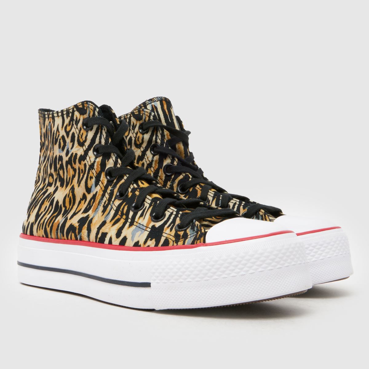 Damen Converse All Star Lift Leopard Sneaker Converse All Star Lift Leopard 8