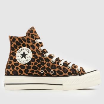 Converse Print All Star Lift Hi Winterluxe Womens Trainers