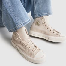 Converse All Star Lift in Beige Multi Converse All Star Lift,2 of 4
