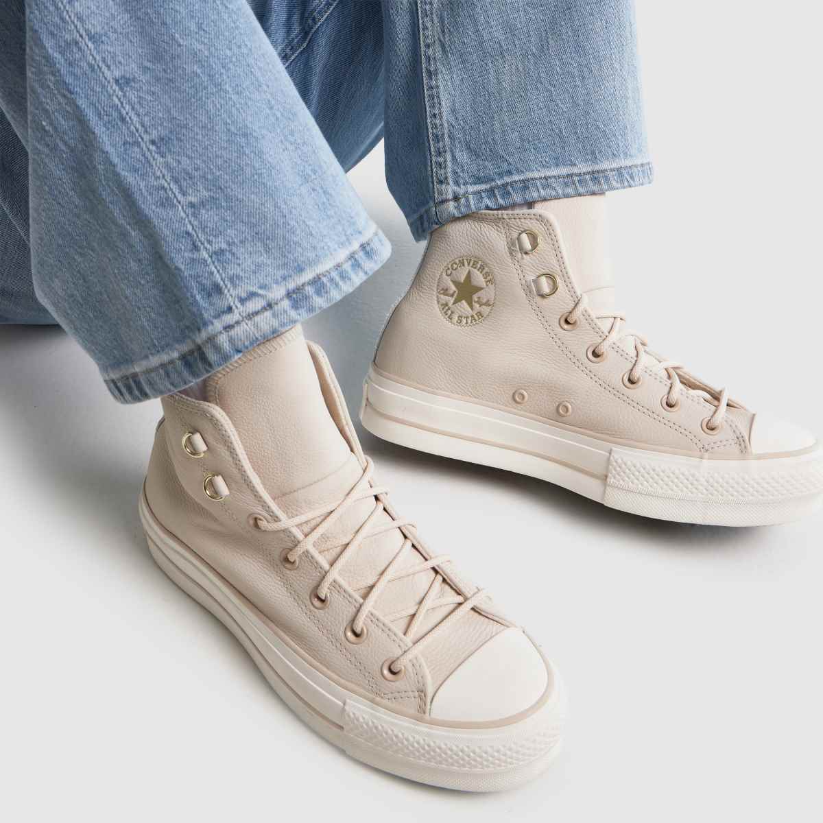 Converse All Star Lift in Beige Multi Converse All Star Lift 8