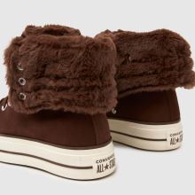 Converse All Star Fold Over Lift in Brown Converse All Star Fold Over Lift,3 of 4