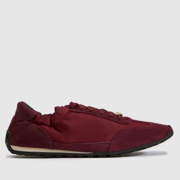 Steve Madden Burgundy Bobby Womens Trainers