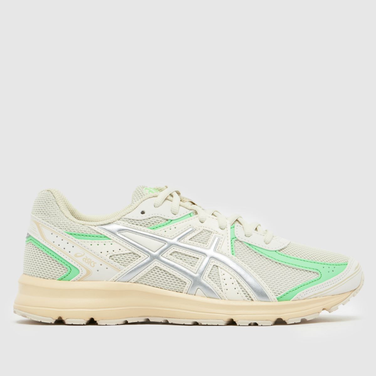 ASICS JOG 100S Trainers in Beige Multi