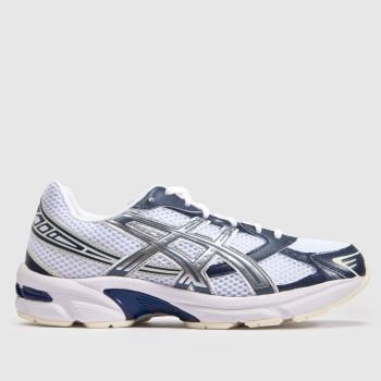 ASICS White & Navy GEL-1130 Womens Trainers
