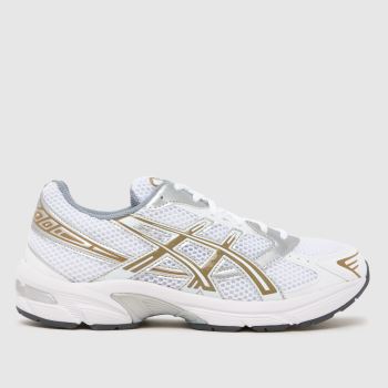ASICS White & Brown GEL-1130 Womens Trainers