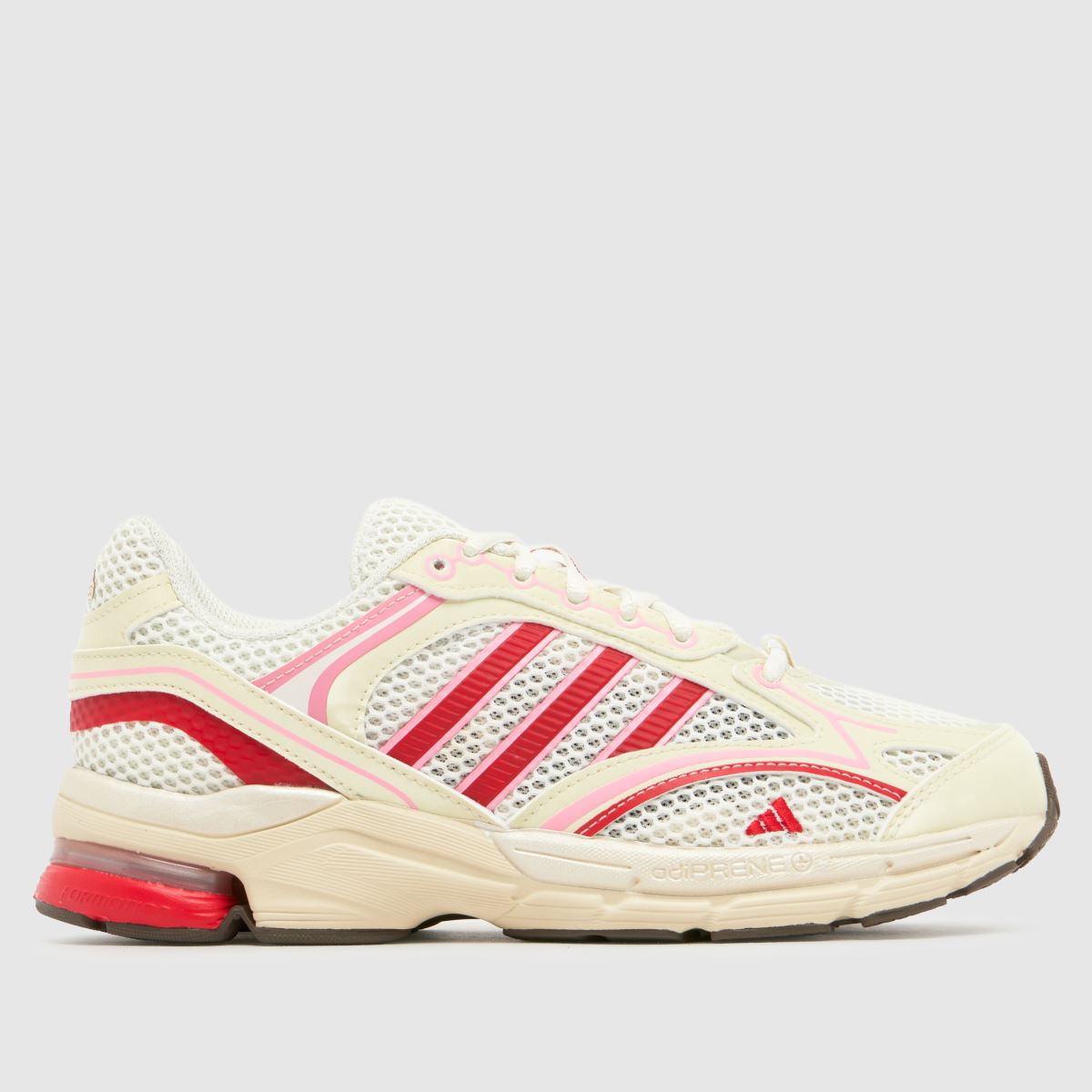 Click to view product details and reviews for Adidas Spiritain 2000 Trainers In White Red.