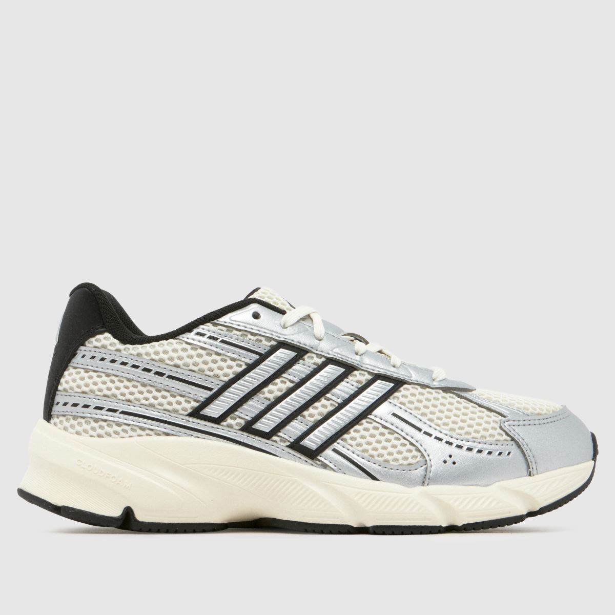 Click to view product details and reviews for Adidas Technochaos 2000 Trainers In Silver.