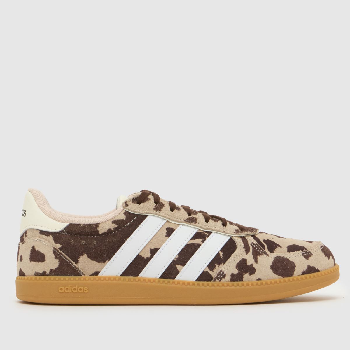 Image of adidas Breaknet Sleek Trainers in Beige Multi