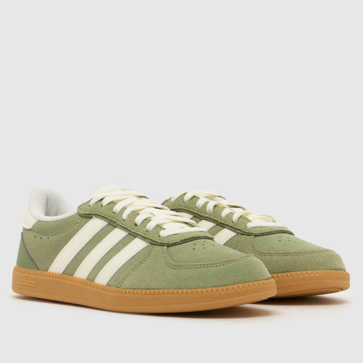 adidas Breaknet Sleek in White & Green adidas Breaknet Sleek 3