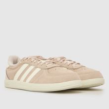 adidas Breaknet Sleek in White & Pink adidas Breaknet Sleek,2 of 4