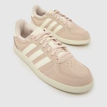 adidas Breaknet Sleek in White & Pink adidas Breaknet Sleek,3 of 4