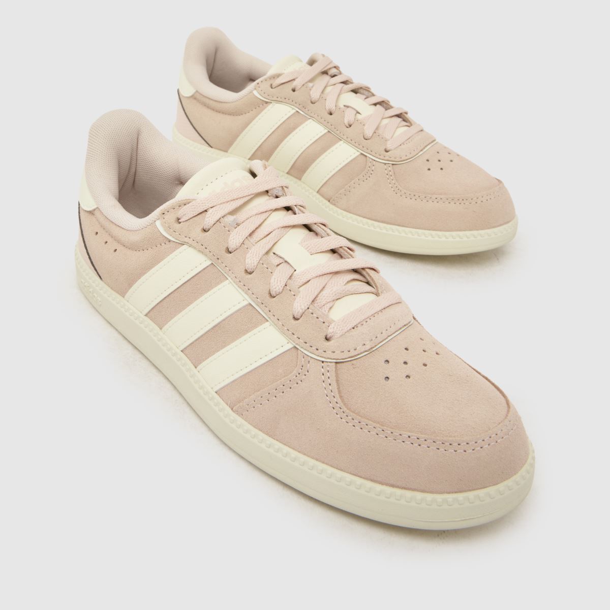 adidas Breaknet Sleek in White & Pink adidas Breaknet Sleek 4