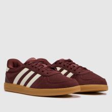 adidas Breaknet Sleek in Burgundy adidas Breaknet Sleek,2 of 4