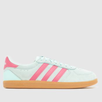 adidas gazelle silver green womens adidas Samba Long Tongue Shoes - Women's - White / Cream White / Pink main image 0