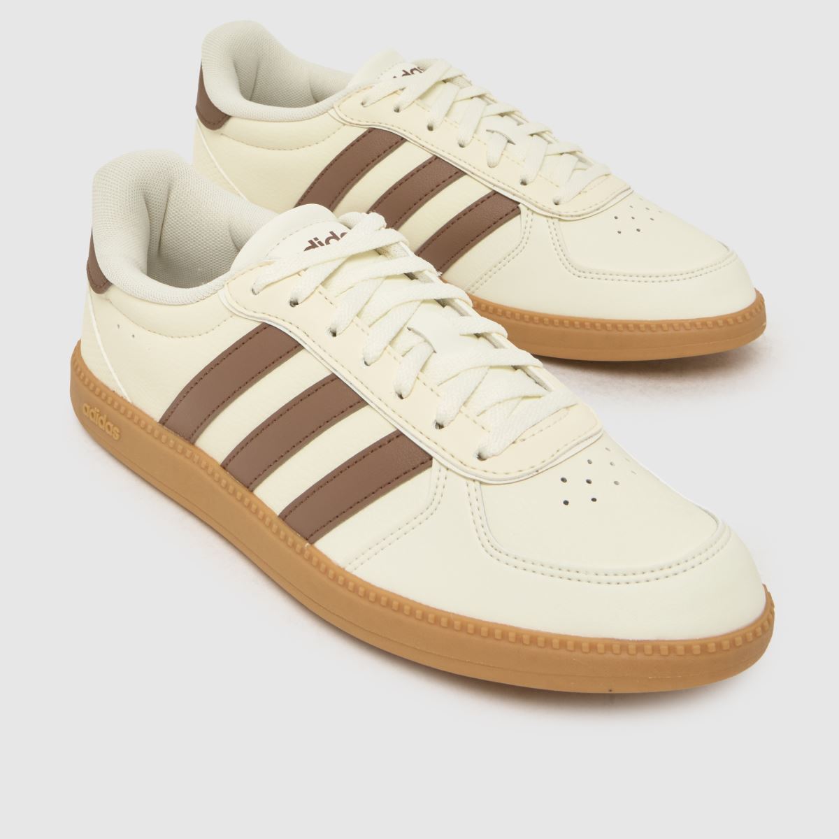 adidas Breaknet Sleek in White & Brown adidas Breaknet Sleek 4